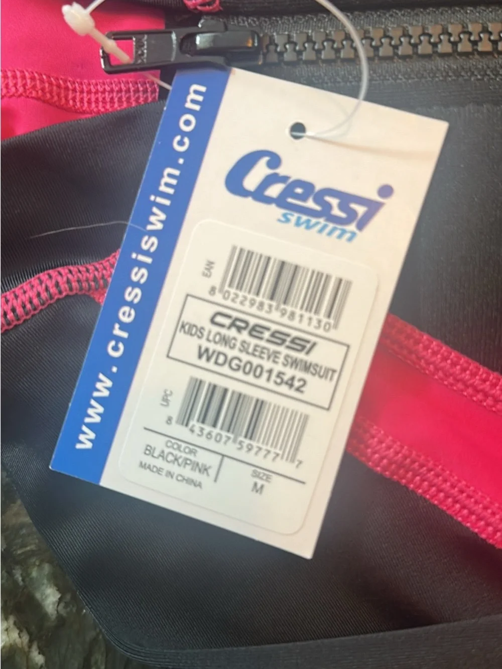 Cressi Kids Swimsuit in Neoprene 1.5mm size medium girls wetsuit 8-10